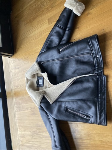Zara girls faux leather - zara,