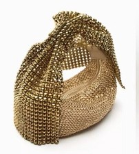 ZARA NEW WOMAN SS23 Gold MINI