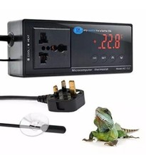 Digital Reptile Aquarium Thermostat heat mat temp control incubator