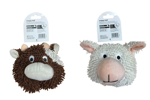 Moppy ball dog - toy, cow