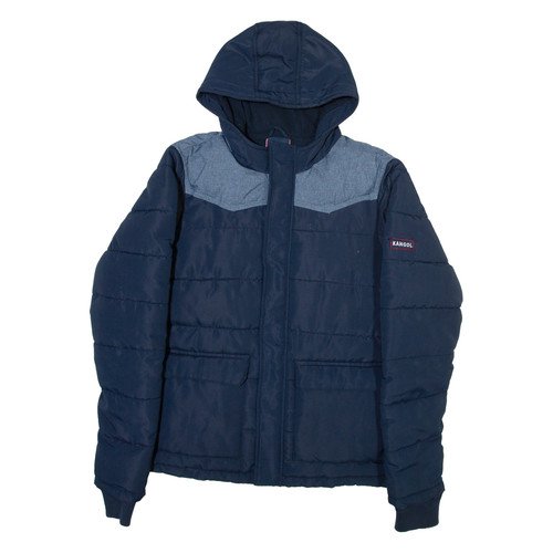 Kangol mens puffer - mens, blue