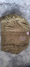 Girls Khaki Bomber Jacket With