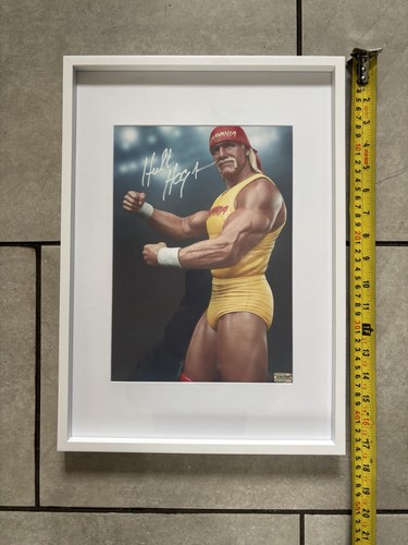 Hulk hogan signed photo - hulk,