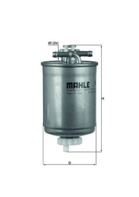 Mahle kl103 fuel - fuel, 80mm
