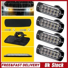 4x 12LED 12/24V Amber Recovery