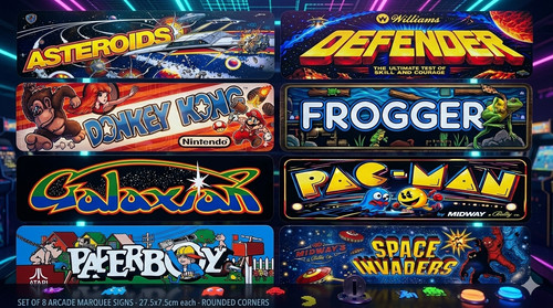 Classic arcade games metal - arcade,