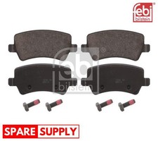 BRAKE PAD SET, DISC BRAKE FOR