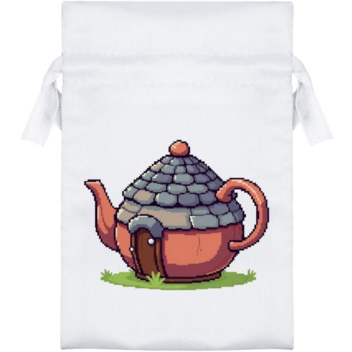 Tea pot house satin - 'tea,