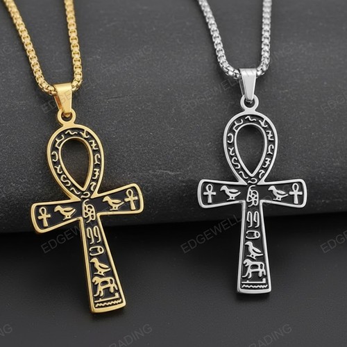 Men ankh egyptian cross - men's,