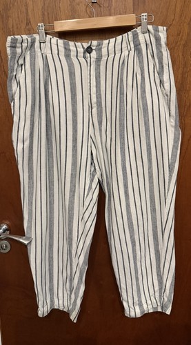 Fatface linen blend cropped