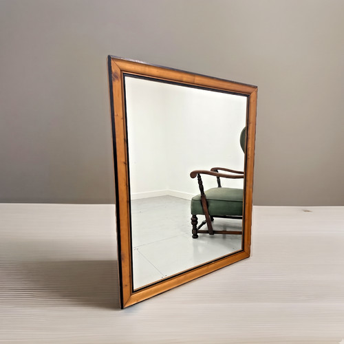 Large vintage pine - pine, mirror