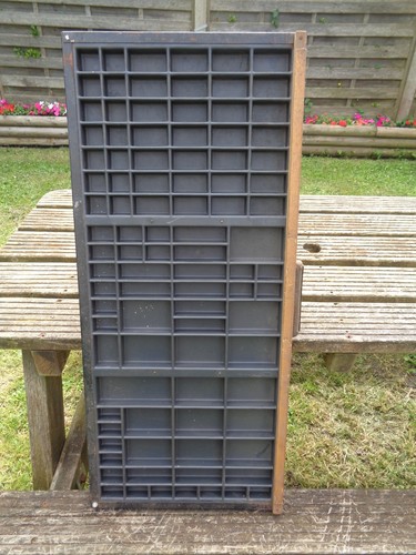 Vintage printers tray plastic - vintage,
