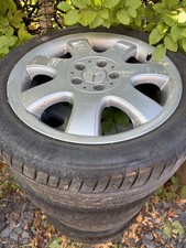MERCEDES CLK W208 ALLOY WHEEL SETx 4 & TYRES 225x45x17 WITH BRIDGESTONE TURANZA