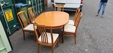 Lovely G Plan table and 6 G Plan chairs