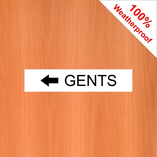 Gents ladies toilet door - gents,