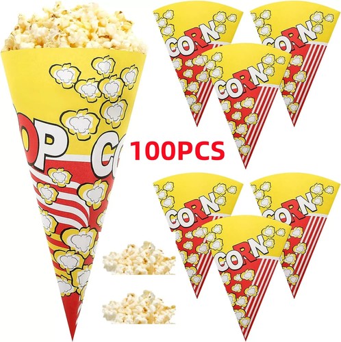 100pcs popcorn bags - 100pcs,