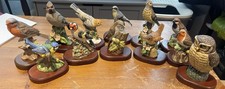 12x Porcelain Bird Figure Animal Figurine - Bird Collection - Maruri - Lot 1