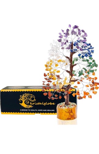 Chakra crystal tree of - tree,