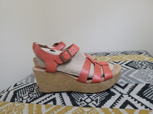 Womens clarks leather rattan - womens,