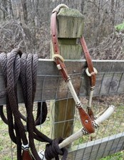 Bitless Hackamore Rawhide