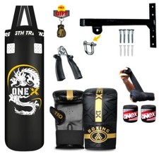 Junior 3ft Punch Bag Filled Boxing Kickboxing MMA Fitness Training Heavy Set New