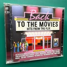 BACK TO THE MOVIES Hits From The Flix 2x CD Karate Kid Mannequin Top Gun Ghost