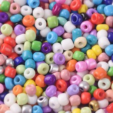 1000/500/200pcs Wholesale 2mm 3mm 4mm Tiny Round Opaque Glass Loose Spacer Beads