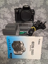 [N. MINT] EOS 350D 8MP DSLR Camera BODY+ Batrery / Charger / CF Card / Manual 