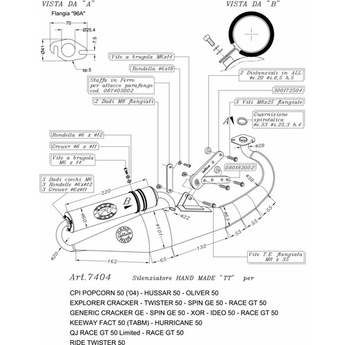 Complete exhaust system - complete,