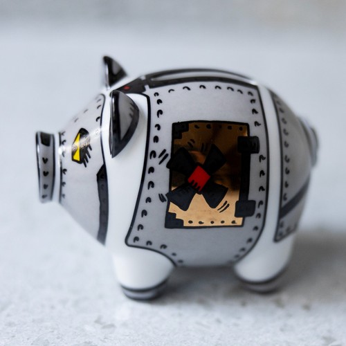 Vintage ceramic mini piggy - mini,