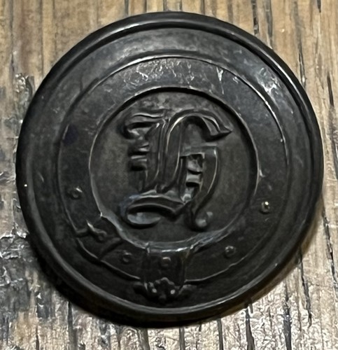 Antique livery button - antique,