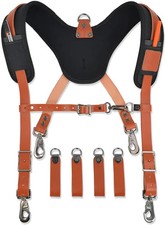 Tool Belt Suspenders Leather