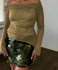 ZARA FESTIVE GREEN SHORT