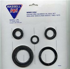 BSA A50 A65 OIL SEAL KIT SET 1962 - 1973