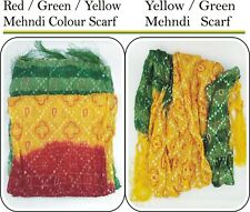 Men's Mehndi Scarf Indian Wedding Fancy Resham Scarves Premium Quality Dupatta