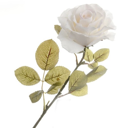 Single artificial rose 70cm - rose,