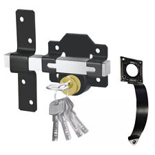 Used 70mm Double Sided Heavy Duty Gate Lock with 5 Keys, Handle for Secure Pool