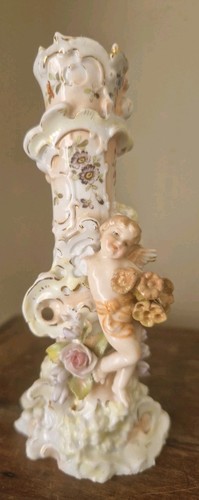 Antique porcelain spill vase - porcelain,