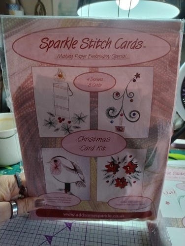 Sparkle stitch kits - sparkle, pk.