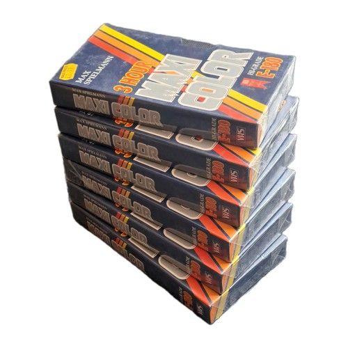 Six vhs 180 grade - hi-grade, video