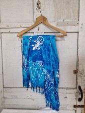 Batik Tie Dye Blue Sarong