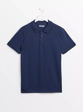 Tu Polo Shirt Blue Large NEW
