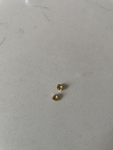 14k solid gold - solid, earring