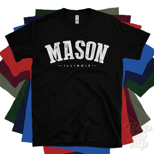 Mason illinois shirt - mason, t-shirt