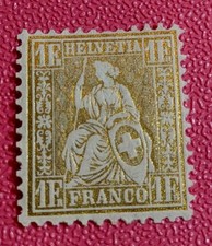 Switzerland 1881 Sitting