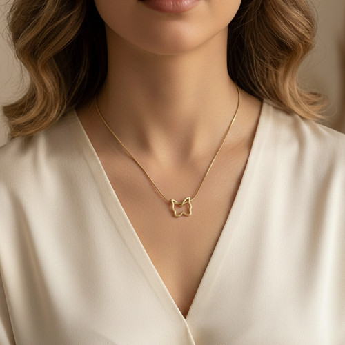 Anti tarnish necklace - anti, 18k
