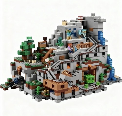 New the minecraft mountain - new,