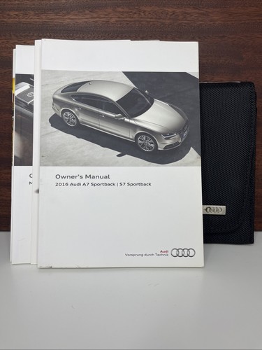 2016 audi owners manual - audi, a7/s7