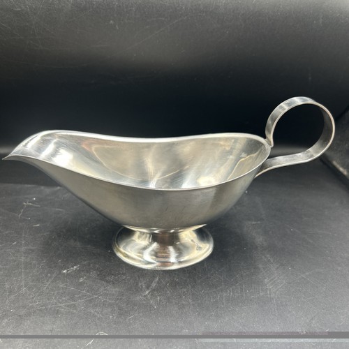 Stainless steel gravy boat - steel,
