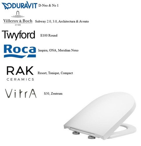 Soft close seat replacement - seat,
